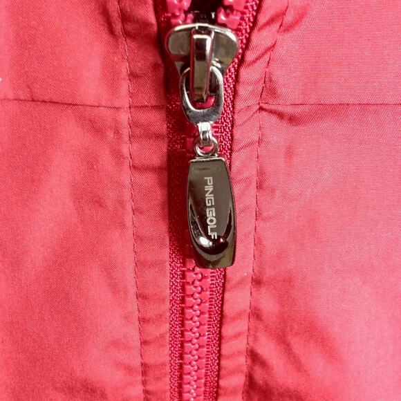 Vintage Ping Collection Full Zip Golf Rain Windbreaker Jacket L - Picture 6 of 8